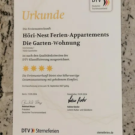 Hoeri-nest Garten-wohnung * Gaienhofen (Baden-Wurttemberg)